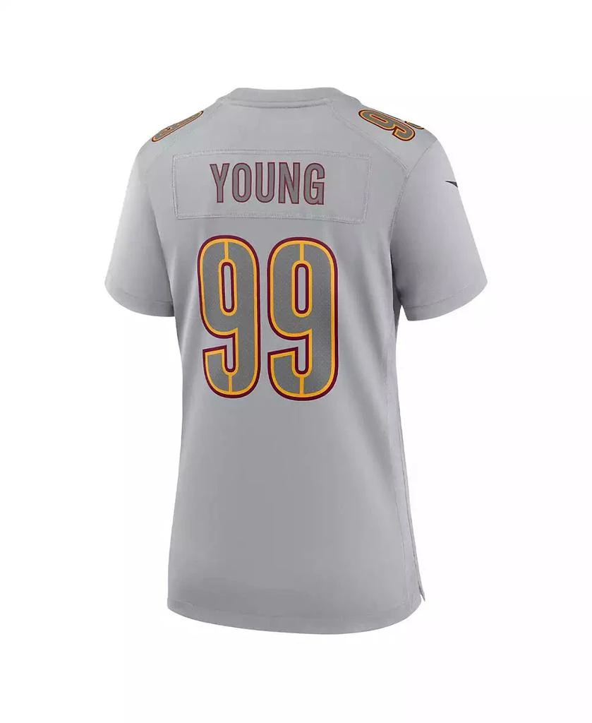 NIKE Women's Chase Young Gray Washington Commanders Atmosphere Fashion Game Jersey 4