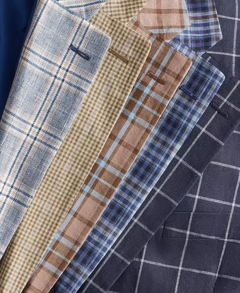 Nautica Men's Cotton & Linen Printed Modern-Fit Sport Coat 5