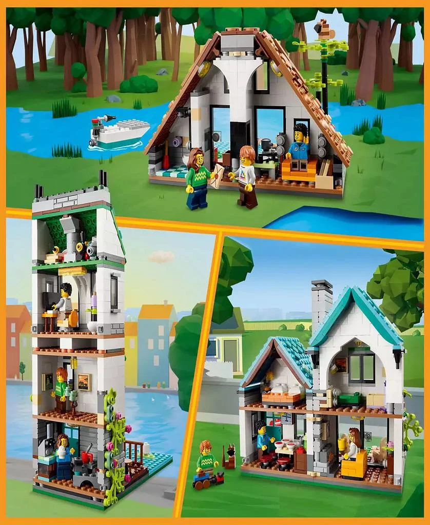 LEGO Creator 31139 3-in-1 Cozy House Toy House Building Set with Minifigures 2