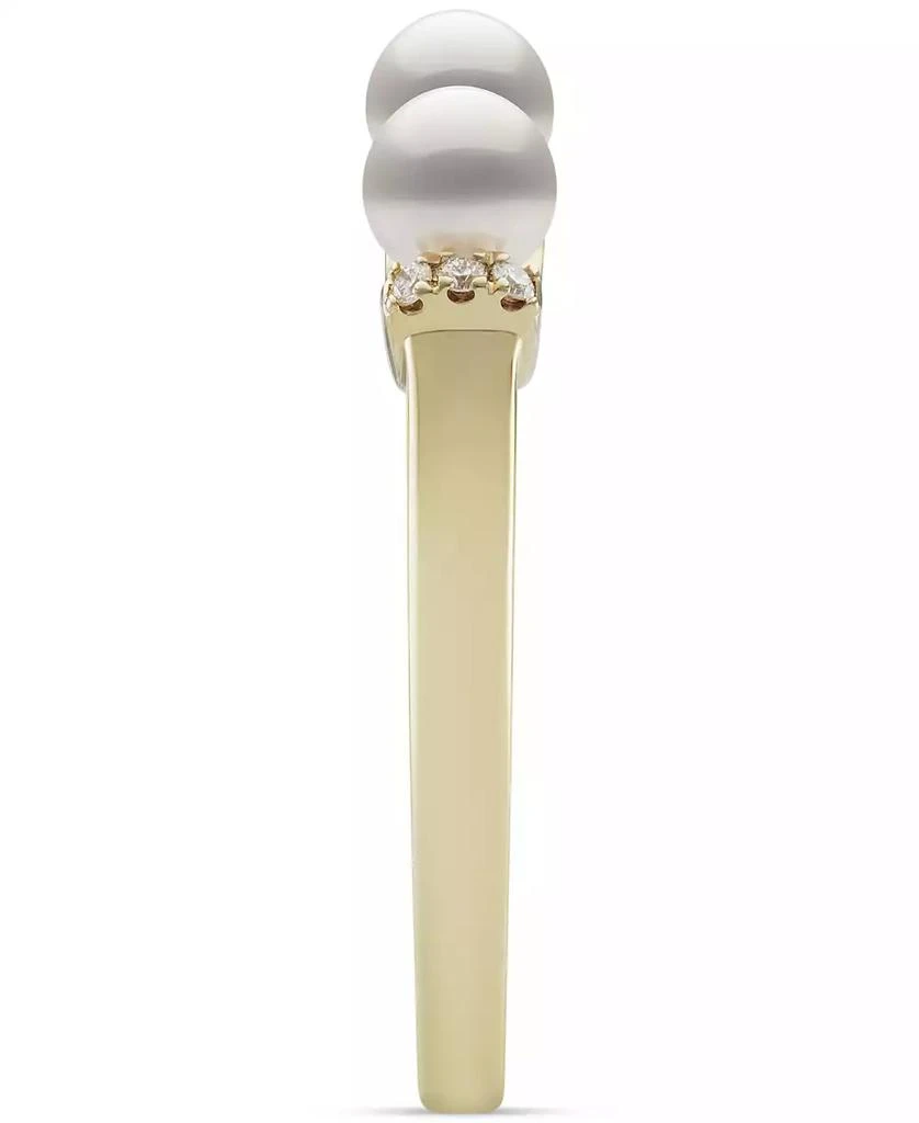 Belle de Mer Cultured Freshwater Pearl (4-5mm) 
Diamond (1/10 ct. t.w.) Ring in 10k Gold 4