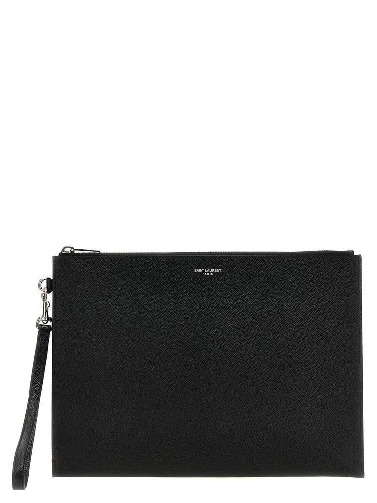 Yves Saint Laurent Saint Laurent Logo I-Pad Holder