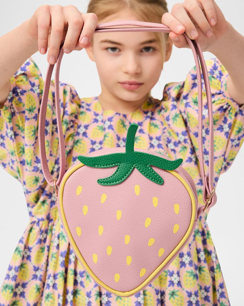 MOLO Girl's Strawberry-Shaped Crossbody Bag