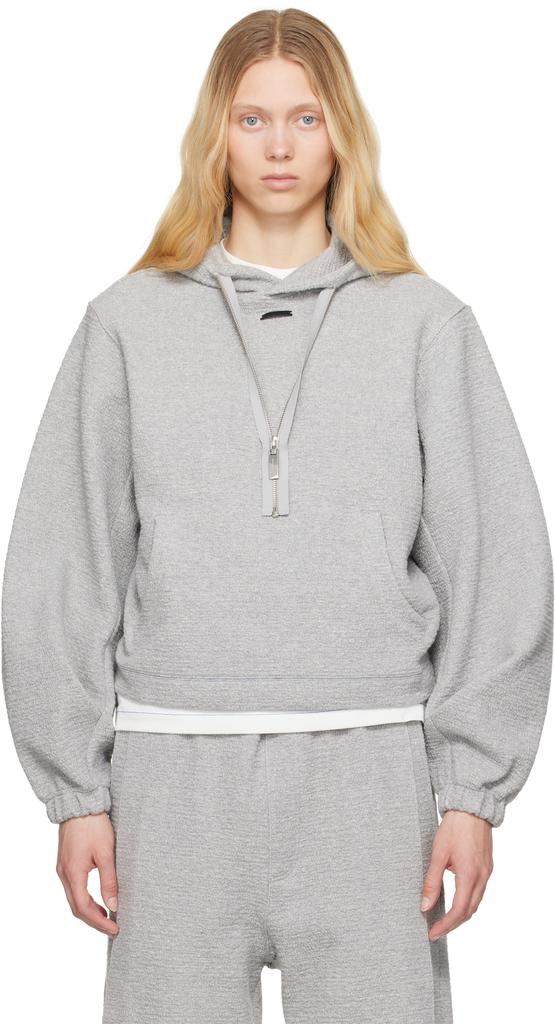Shop Gray Graphic Crewneck Sweatshirt on Sale at BeyondStyle