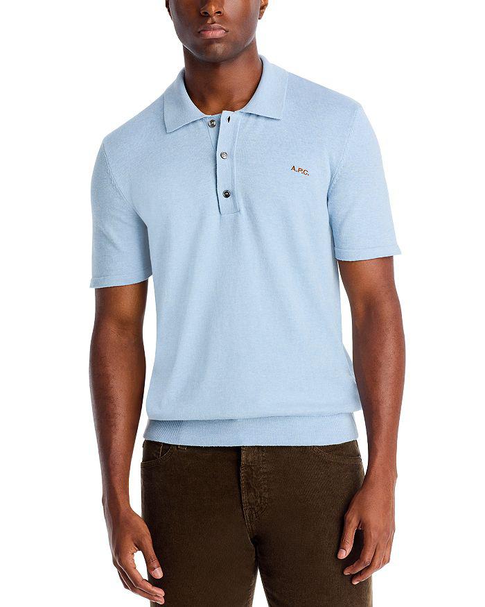 A.P.C. Ollie Regular Fit Knit Polo Shirt