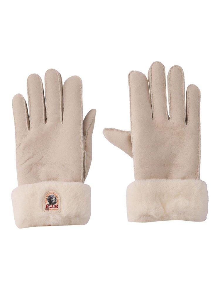 Parajumpers Parajumpers Logo Patch Shearling-Cuff Gloves