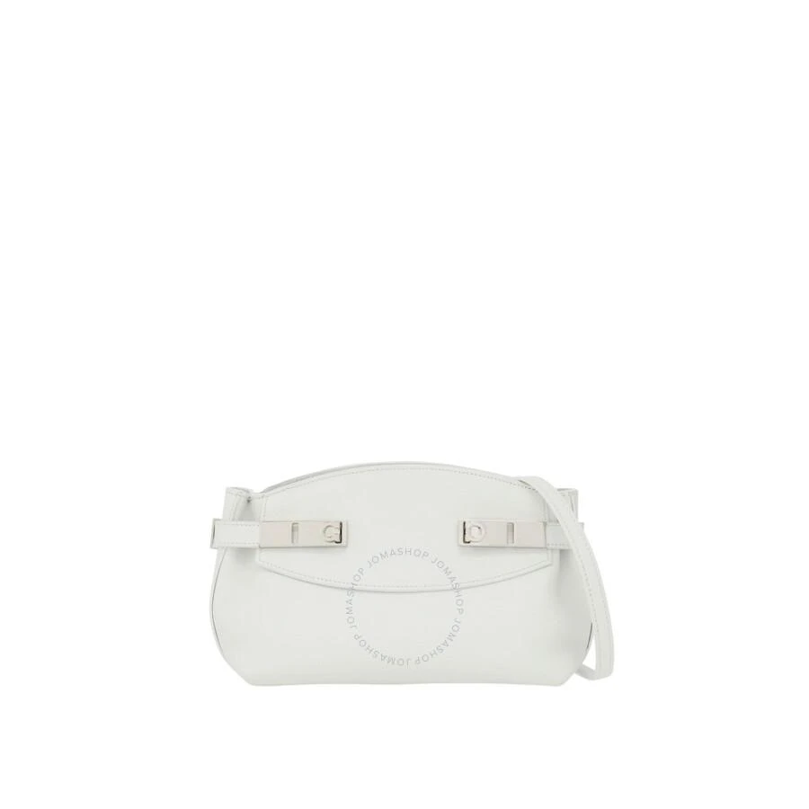 Salvatore Ferragamo Desconstructed Hug Soft Crossbody Bag (XS) in White 1