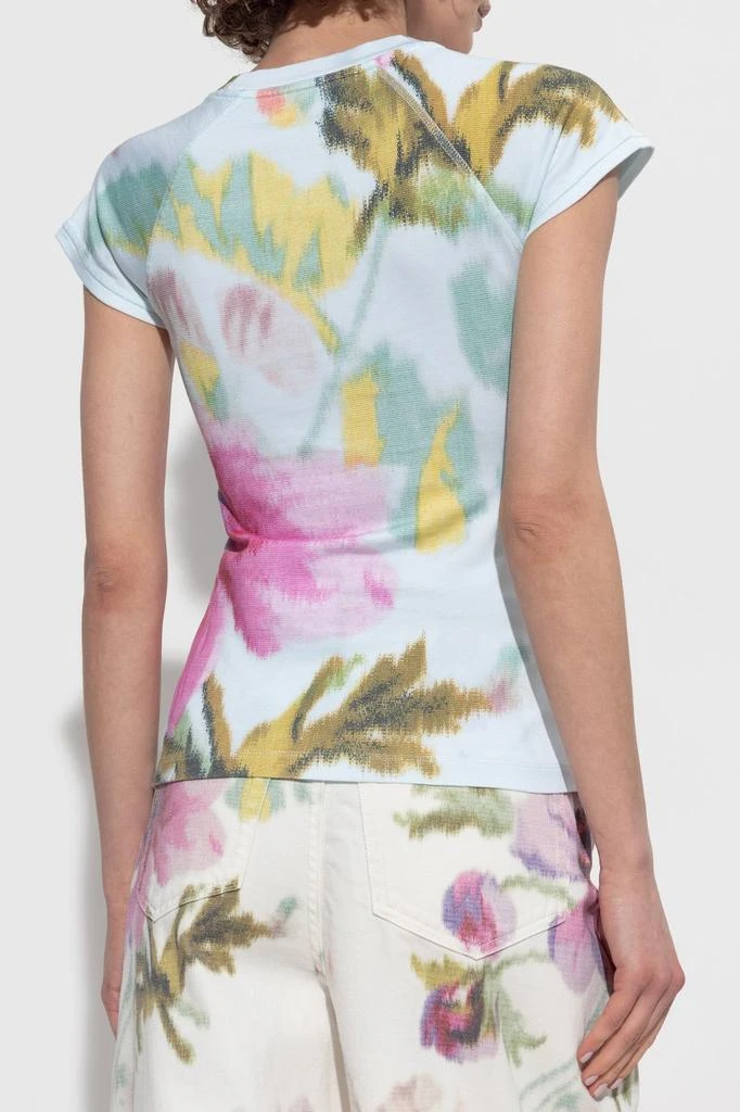 Loewe Loewe Floral Printed Crewneck T-Shirt 3