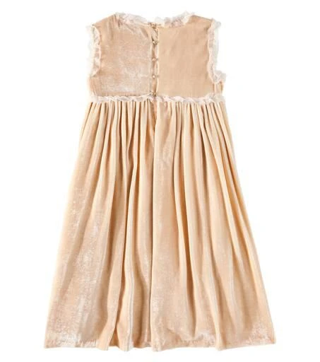 Bonpoint Giulia embroidered velvet dress 3