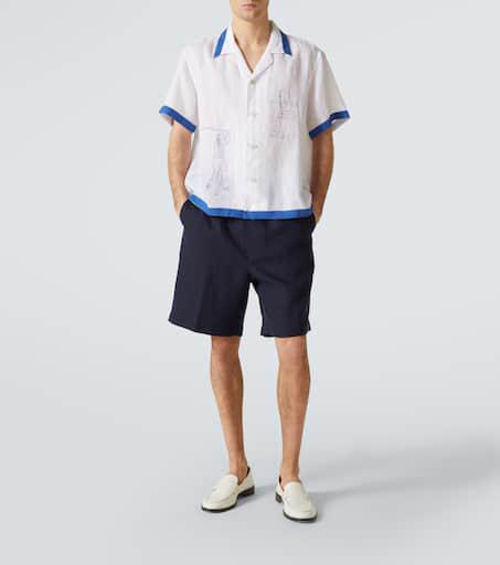 BODE Club Champion embroidered linen shirt