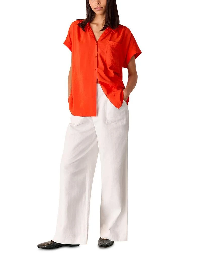 Whistles Nicola Button Front Shirt 2