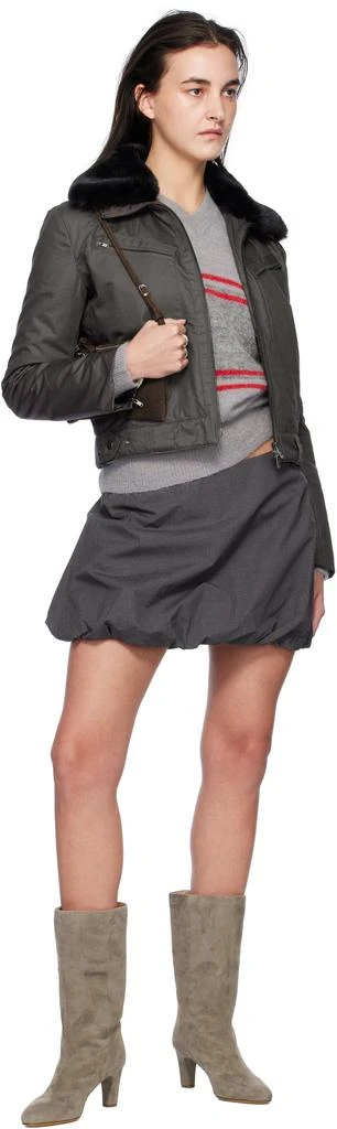 Paloma Wool Gray Liv Miniskirt 4