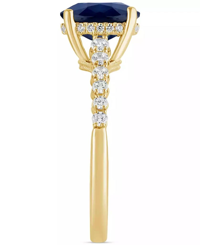 Macy
s Sapphire (2-1/4 ct. t.w.)
Diamond (1/4 ct. t.w.) Bridal Set in 14k Gold 5