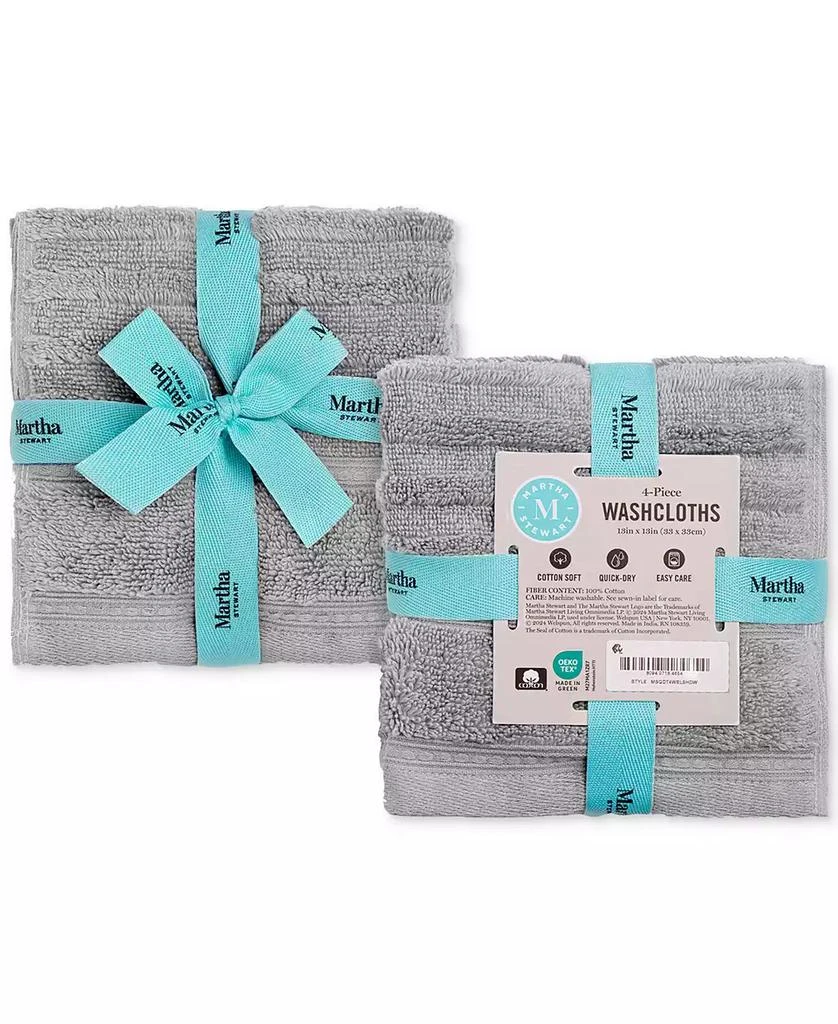 Martha Stewart Quick Dry Cotton Solid Bath Towel, 27" x 52", Exclusively at Macy’s 3
