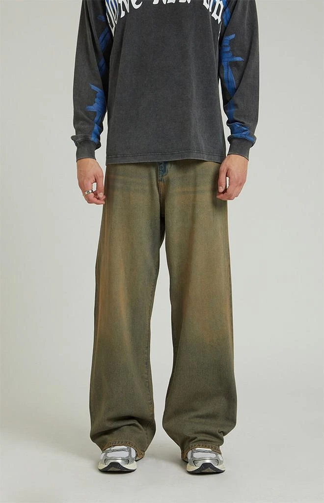 PacSun Blake Tinted Extreme Baggy Jeans Medium Indigo 1