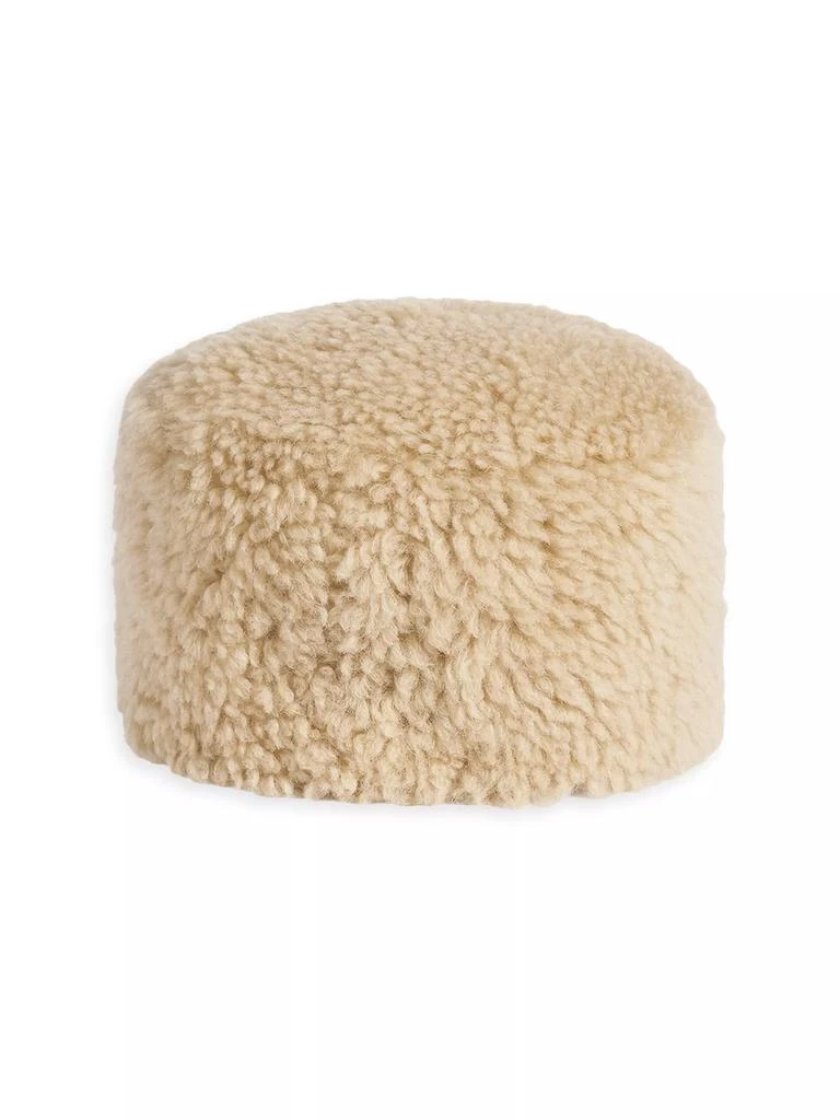 Totême Shearling Pillbox Hat 1