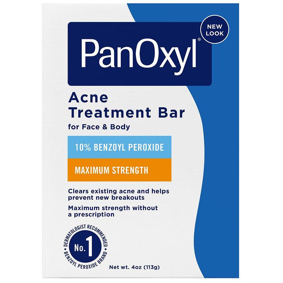PanOxyl Acne Cleansing Bar 10% Benzoyl Peroxide Fragrance-Free