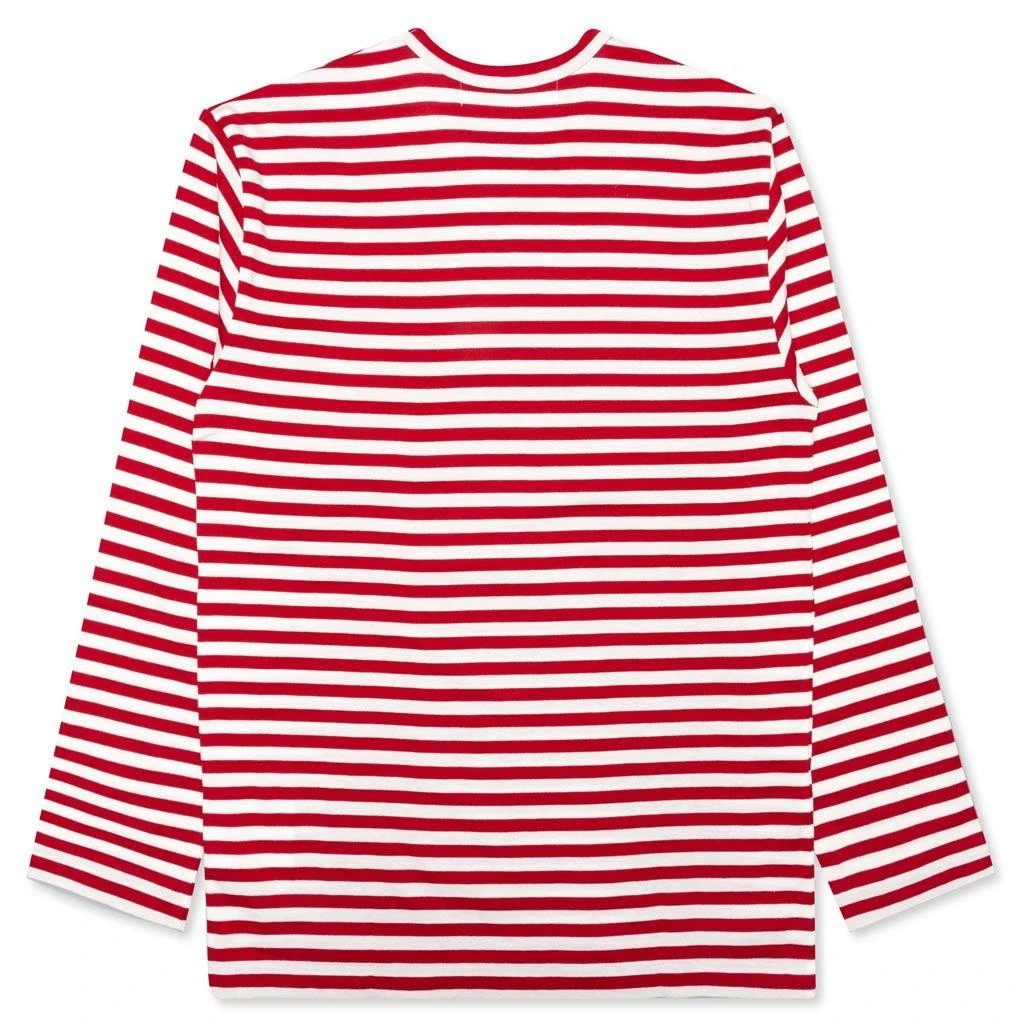 Comme des Garcons Comme des Garçons Play Striped Crewneck T-Shirt 2