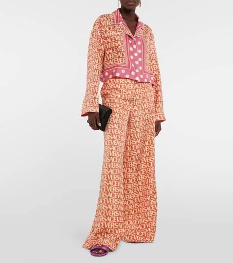 Versace Logo silk shirt 2