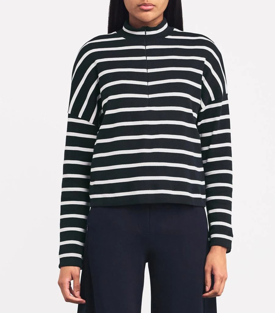 ME+EM Striped Quarter-Zip Sweater 3