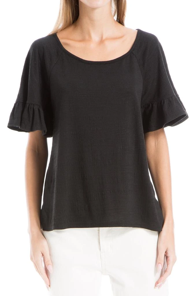 Max Studio Flutter Texture Knit T-Shirt