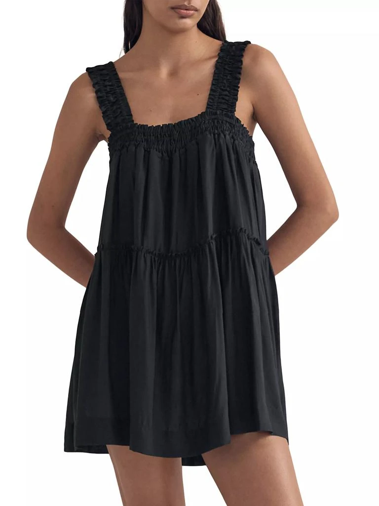 Peony Del Mar Gathered Minidress 3