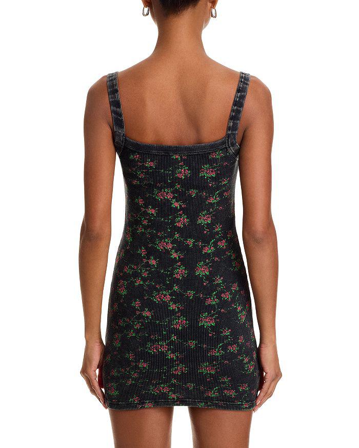 Alexander Wang Floral Waffle Cami Dress