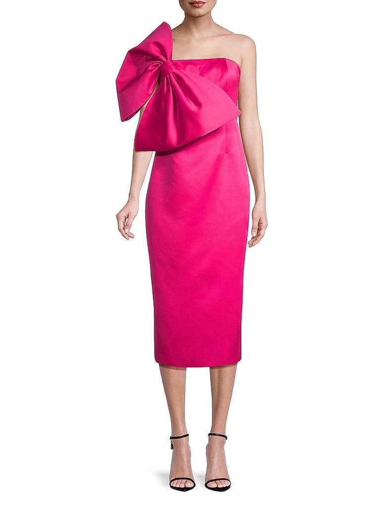 Toccin Strapless Bow Midi-Dress 3