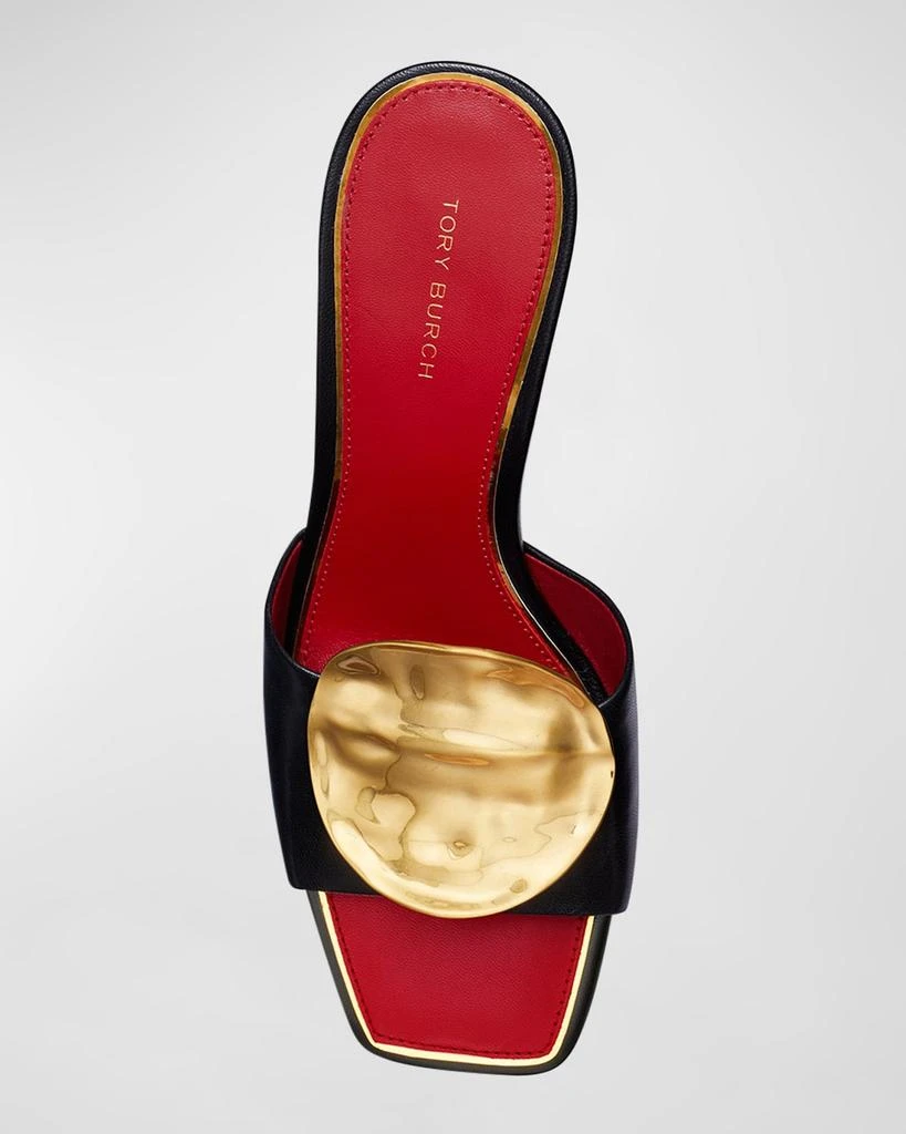 Tory Burch Patos Disc Leather Slide Sandals 3