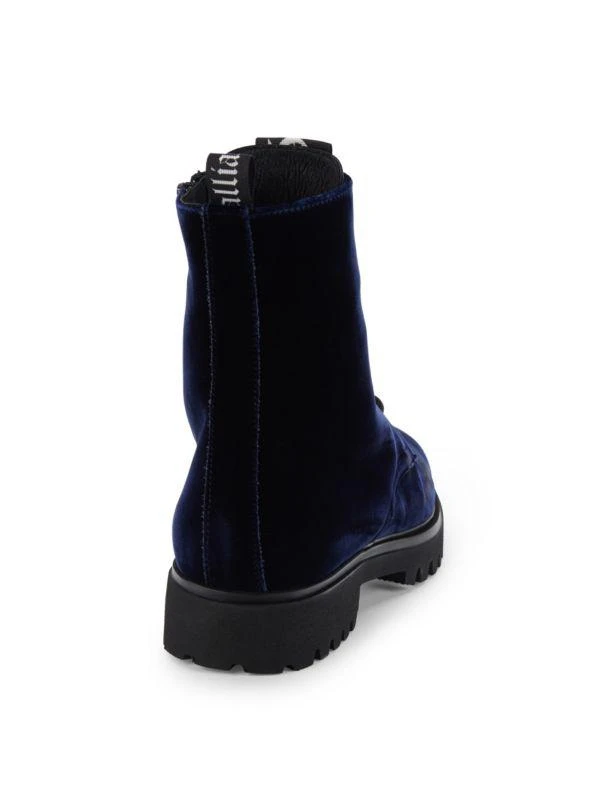 John Galliano Velvet Combat Boots 3