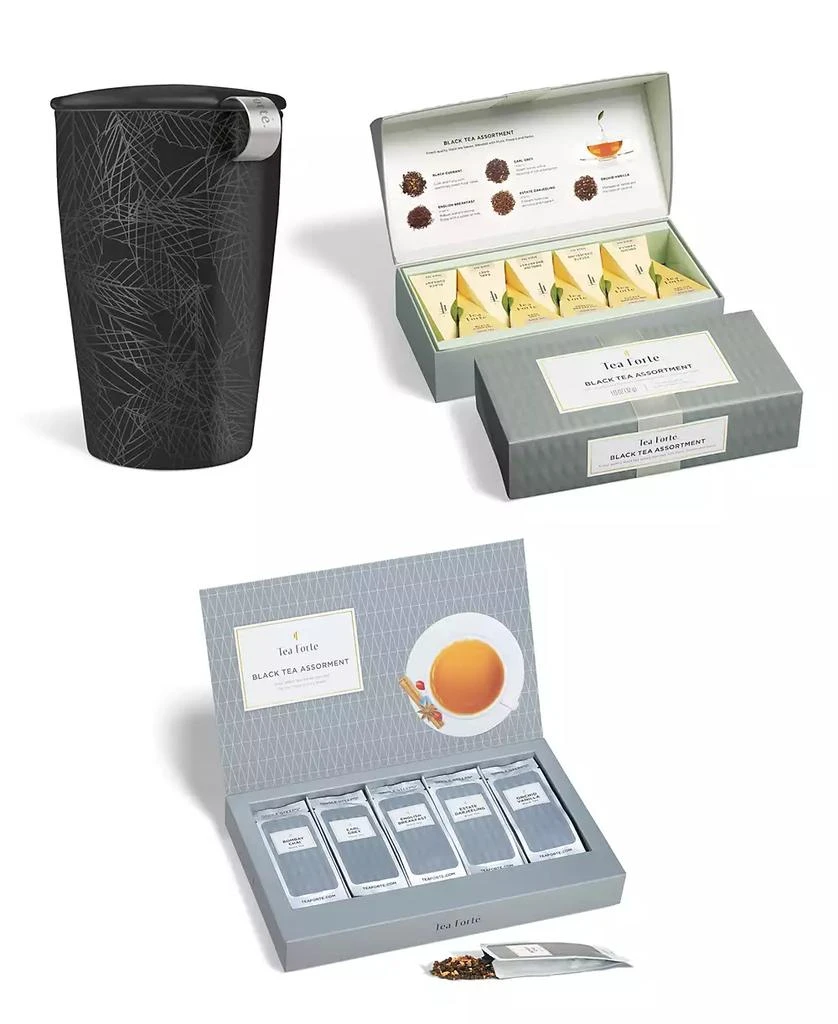 Tea Forte Black Tea Bundle, 3 Piece 1