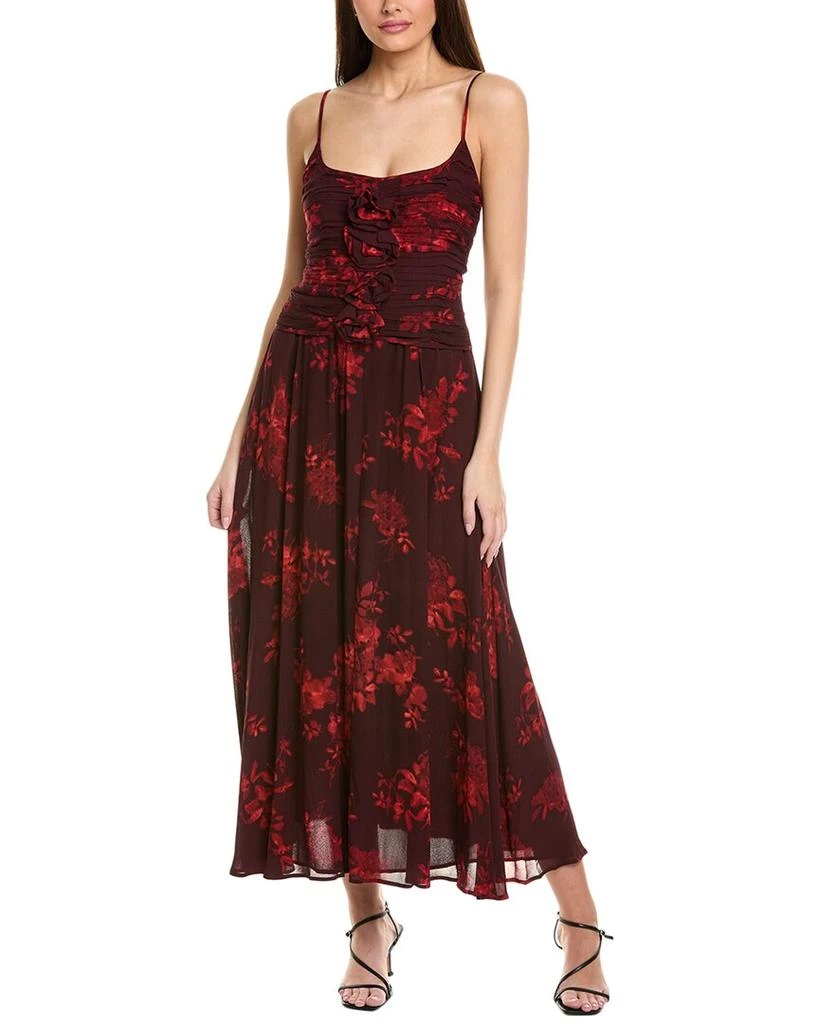 JL LUXE Ruched Bodice Maxi Dress 1