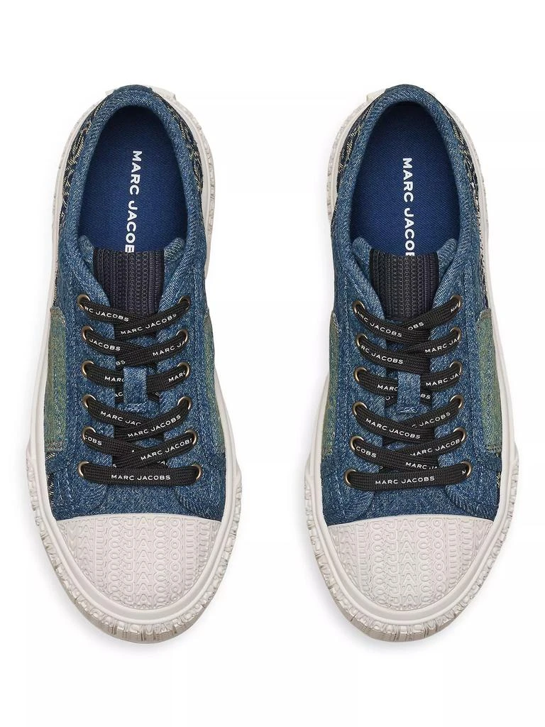 Marc Jacobs Denim Monogram Low-Top Sneakers 3