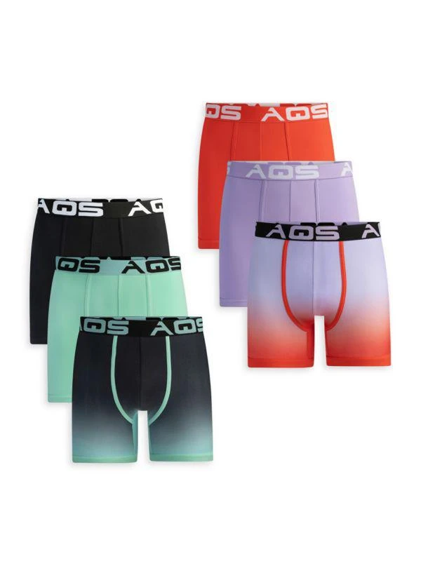 AQS 6-Pack Assorted Boxer Briefs 1