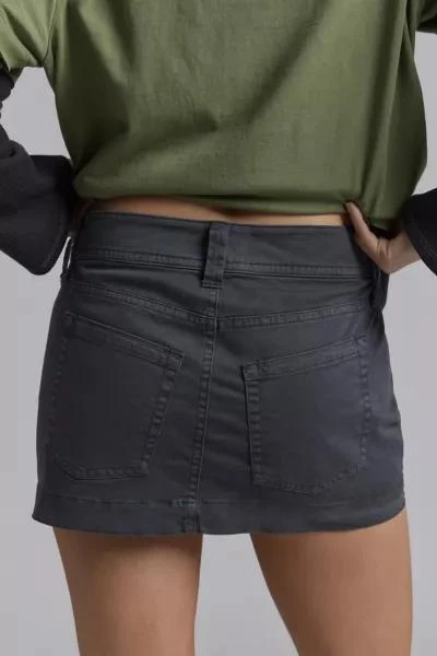 BDG BDG Sarah Chino Micro Mini Skirt 4