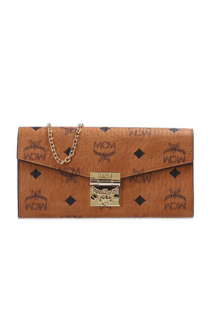 折りたたみ財布 MCM Caramel leather mini Mode Travia wallet (MYLCSLM01 CO) MCM Caramel leather mini Mode Travia wallet - Wallets