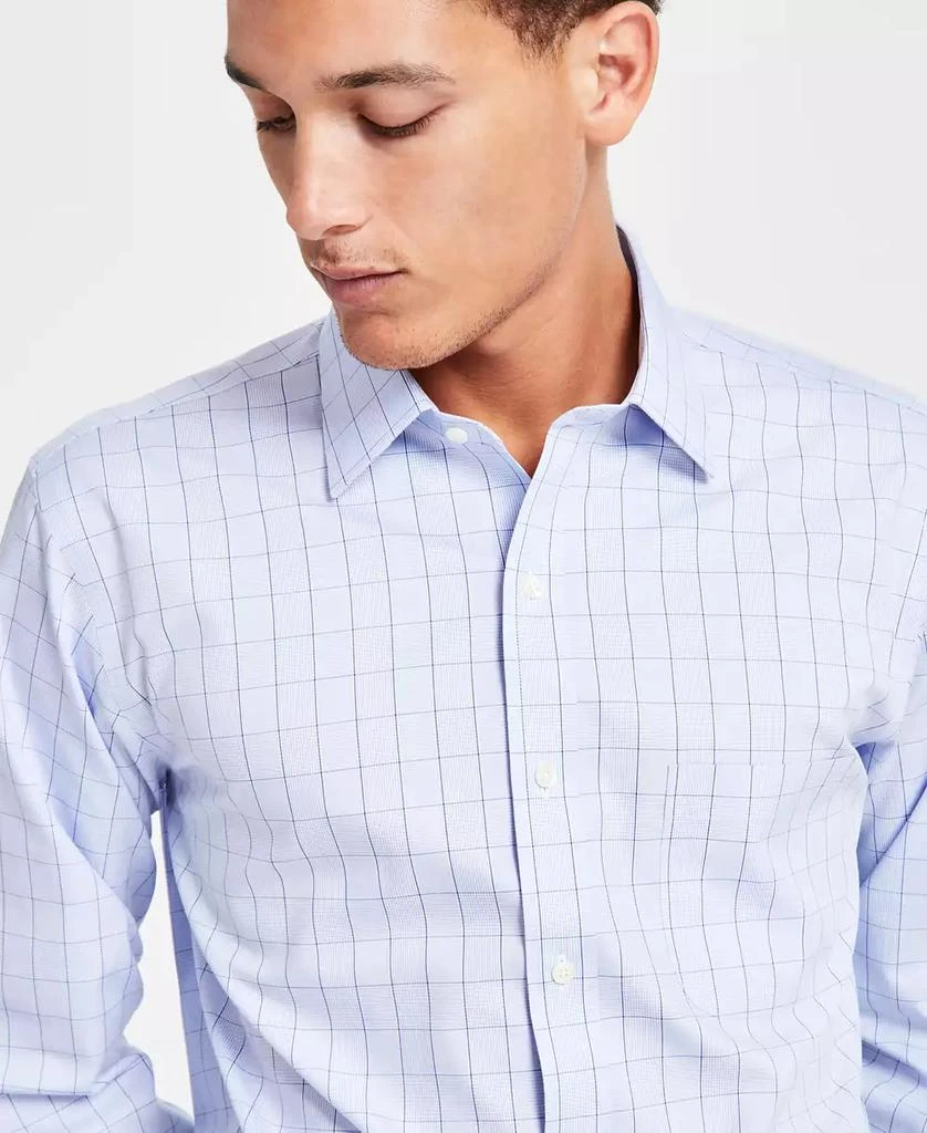 Shop Men's Regular Fit Non-Iron Spread Collar Check Pinpoint Dress Shirt on  Sale at BeyondStyle  Get 31% Off Men's Regular Fit Non-Iron Spread Collar  Check Pinpoint Dress Shirt with Limited-Time Flash