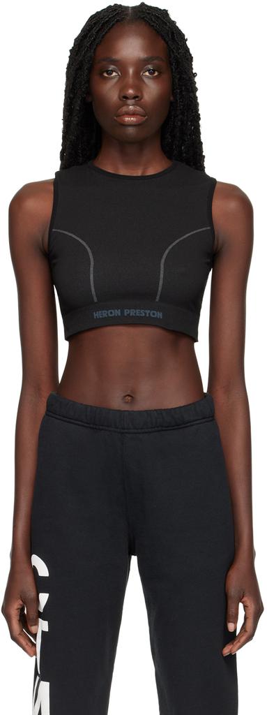 Heron Preston Black Active Sport Top