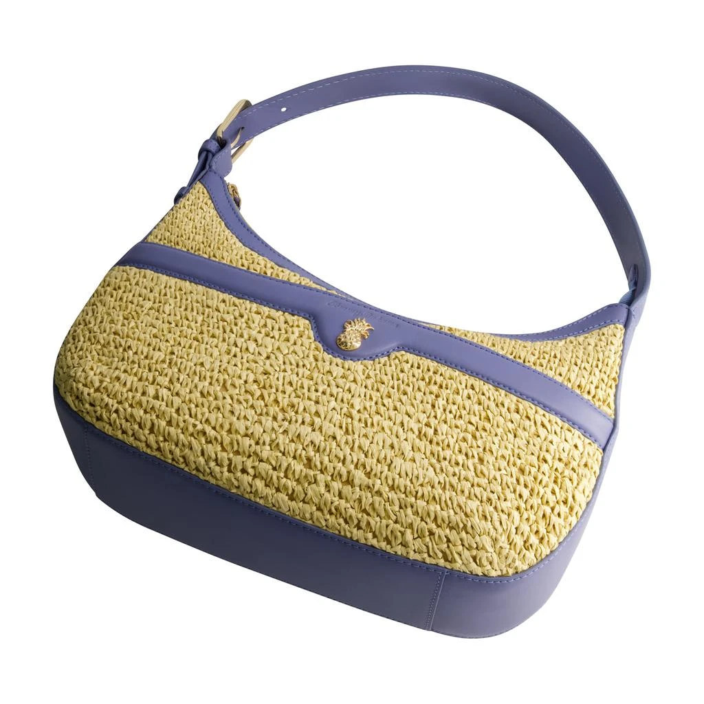 Tommy Bahama Soft Straw Zip-Top Hobo 5