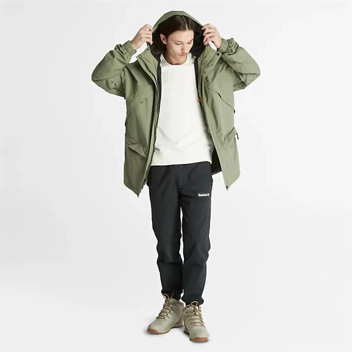 Timberland Modern Wash Logo Sweatshirt for Men in White 2