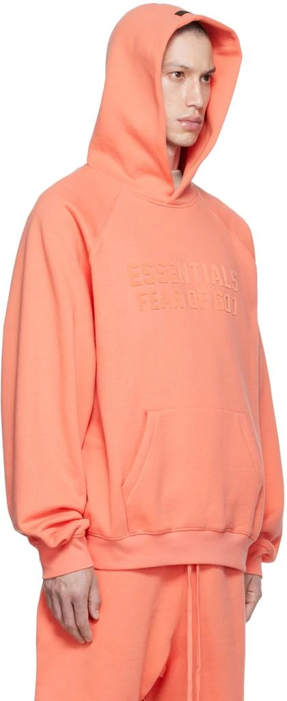 Fear of God ESSENTIALS Pink Raglan Hoodie 2