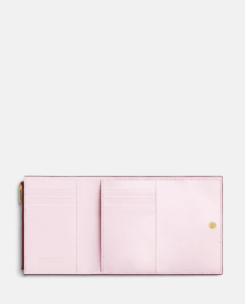 Bottega Veneta Bicolor Tri-fold Leather Wallet 2