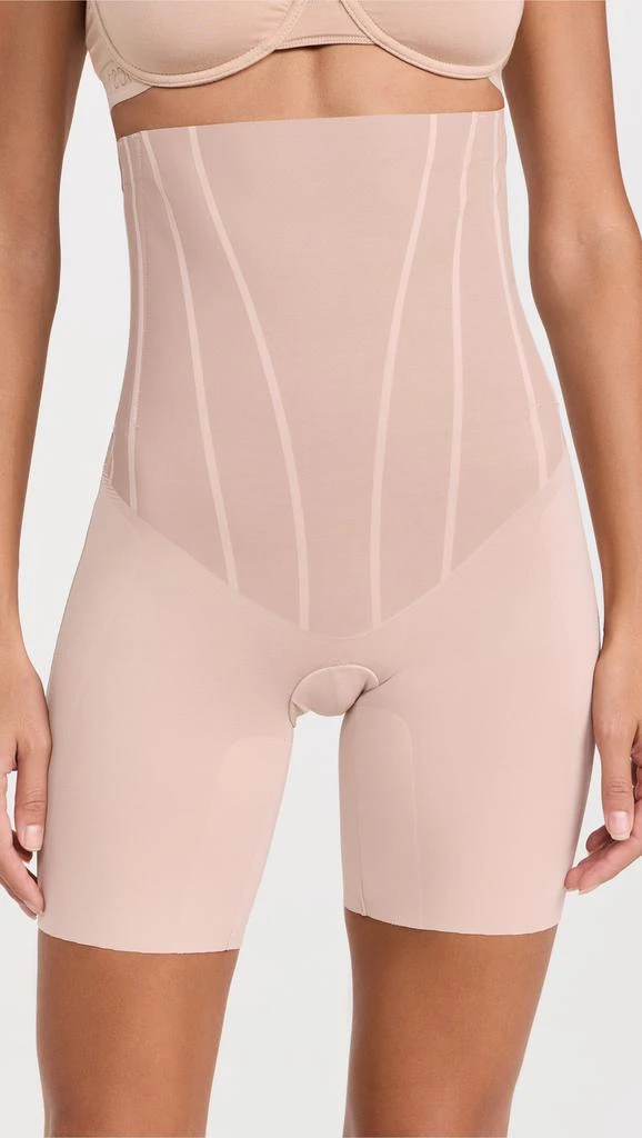 SPANX SPANXsculpt TotalContour High-Waisted Mid-Thigh Short 1