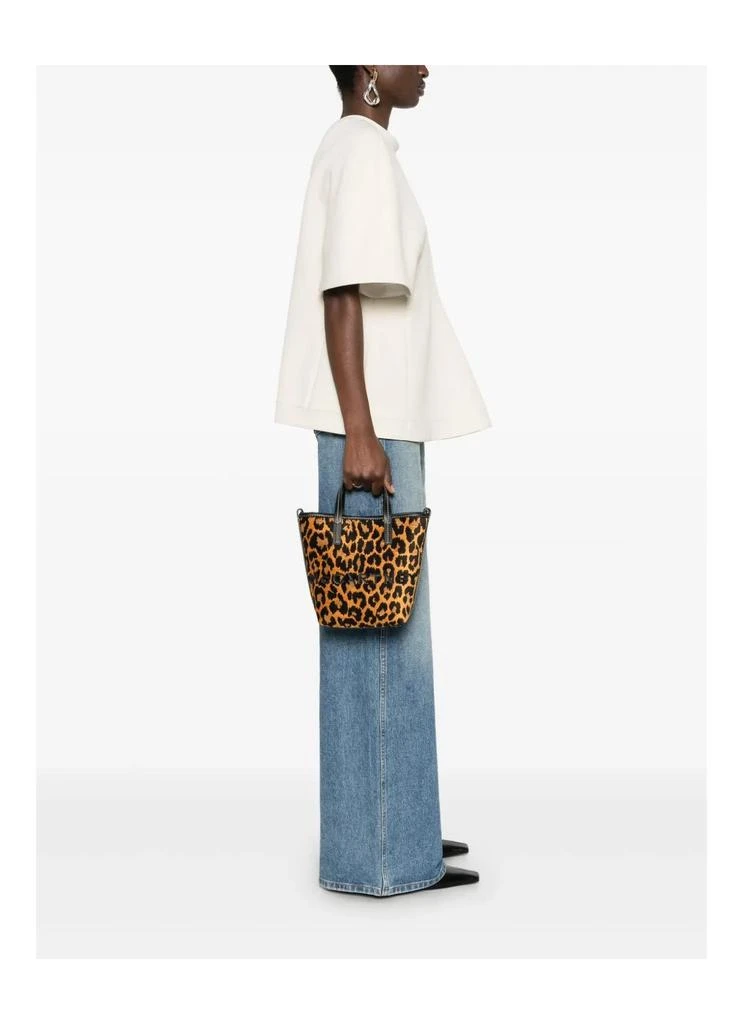 Stella McCartney Bucket Bag Eco Leopard Jacquard Fabric 2