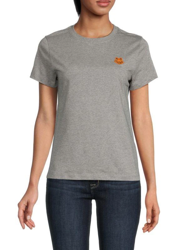 Kenzo ​Heathered Logo Fitted Tee 1
