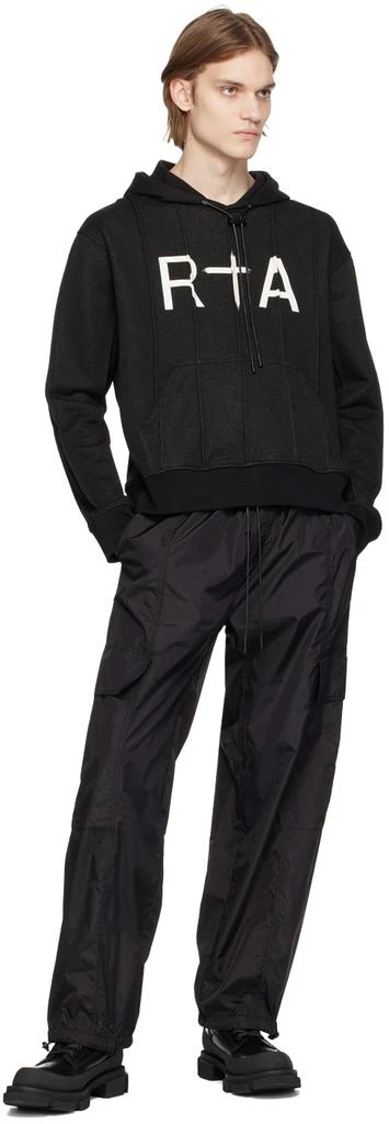 RTA Black Orion Cargo Pants 4