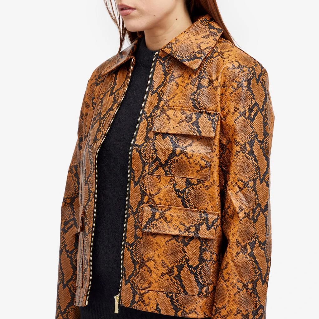 Kitri KITRI Wilma Snakeskin Vinyl Jacket 5