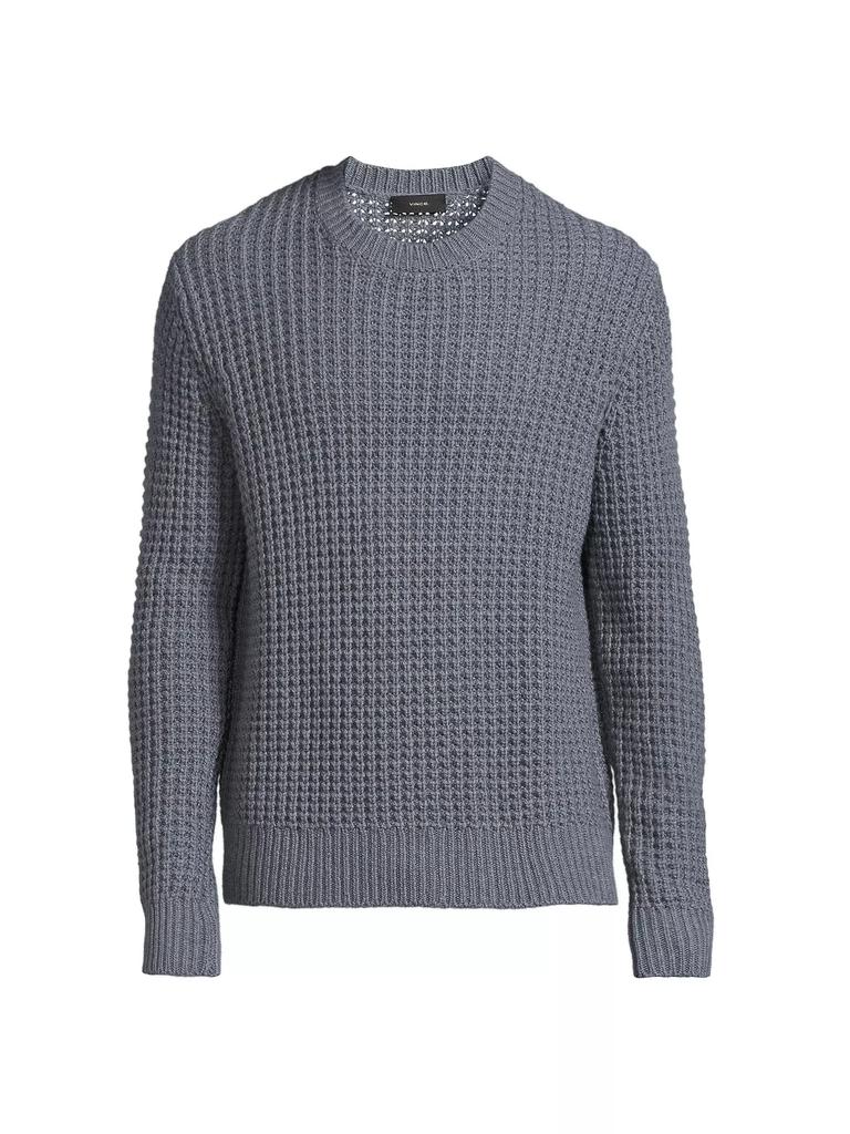 Vince Macro Waffle Knit Crewneck Sweater