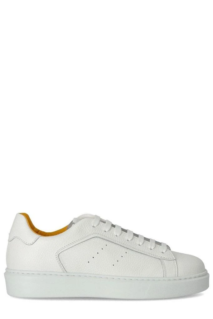 DOUCAL'S Doucal's Logo-Debossed Round-Toe Sneakers 1