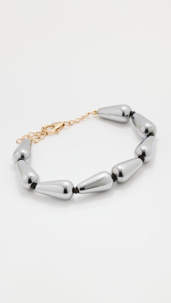 Jia Jia Hematite Teardrop Bracelet