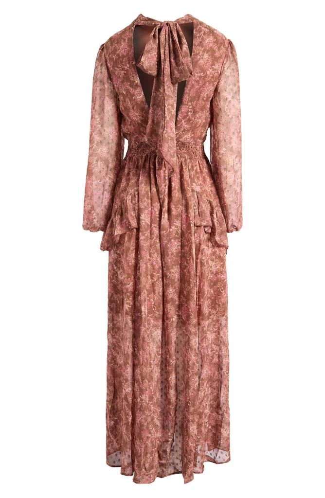 MELLODAY Floral Print Long Sleeve Maxi Dress 8